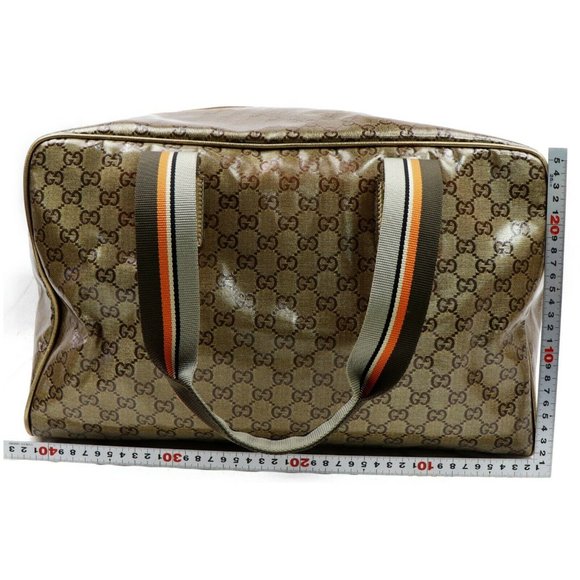 Gucci Boston Bag Bronze PVC - Picture 2 of 5